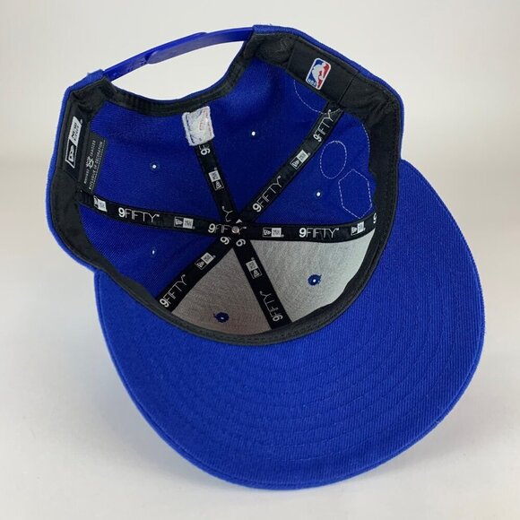 Golden State Warriors NBA Blue New Era 9Fifty Snapback Hat - Picture 6 of 8